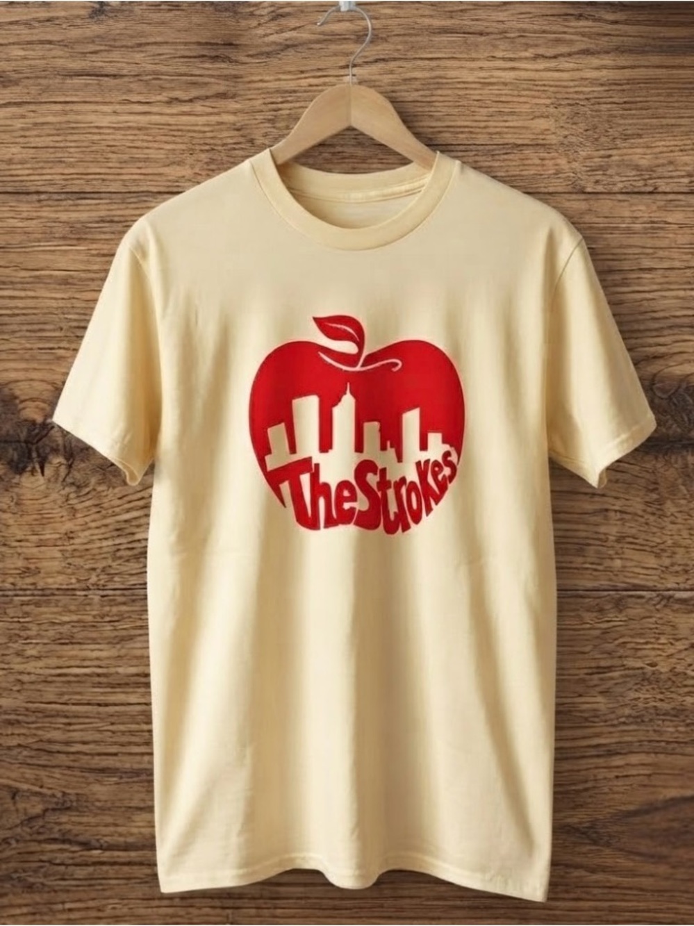 The Strokes Big Apple New York City Indie Rock Band Vintage T-Shirt
